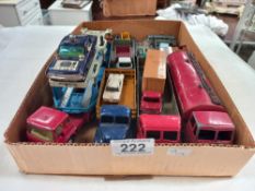 A quantity of mixed die cast including Dinky, Matchbox & Corgi