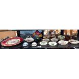 A mixed lot of Spode, Royal Crown Derby & Paragon etc. COLLECT ONLY