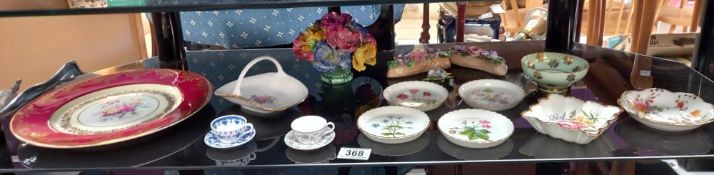 A mixed lot of Spode, Royal Crown Derby & Paragon etc. COLLECT ONLY
