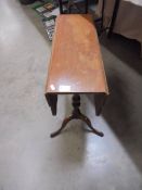 A Victorian mahogany drop leaf table, COLLECT ONLY.
