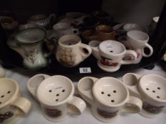 A good lot of vintage shaving mugs including Wade x 7 (18 in total)