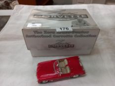 A rare boxed die cast model 1955 Chevrolet Corvette by Zora Arkus-Duntou, 1.32 scale