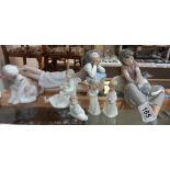 A selection of Lladro & Nao figures