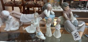 A selection of Lladro & Nao figures