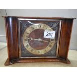 A vintage mantel clock,