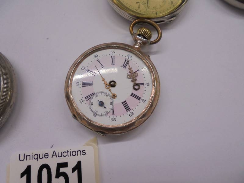 Five old pocket watches, a/f. - Image 5 of 5