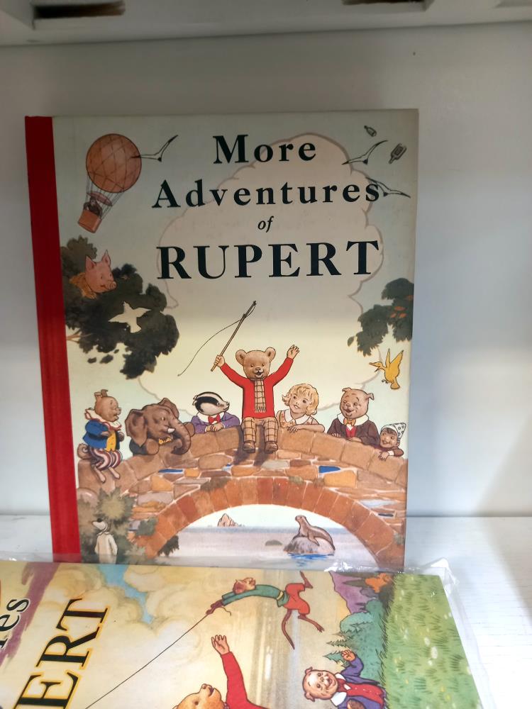3 facsimilie Rupert annuals including The New Rupert Book 1938, The Adventures Of Rupert & More - Image 3 of 5