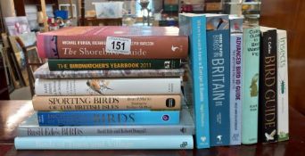 A good collection of bird related books including advanced bird ID guide, The western Palearctic,