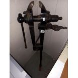 An antique blacksmith leg vice COLLECT ONLY