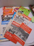 A collection of vintage motor racing programmes, mainly 1970's, including Cadwell Park, Silverstone,
