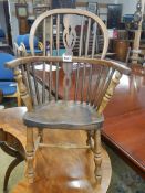 A child's Windsor chair. COLLECT ONLY.