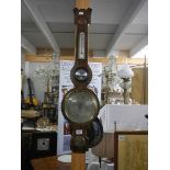 A mahogany 'Banjo' barometer COLLECT ONLY.