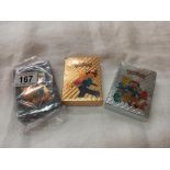 3 sealed Pokemon card sets (gold/silver/black)