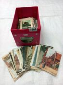 An excellent quantity of Lincolnshire postcards, some copies