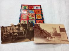A quantity of reproduction cards postcards of Nettleham