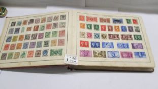 An album of UK and world stamps.