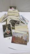 A mixed lot of old postcards.