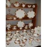 In excess of 45 pieces of Royal Albert Old Country Roses tea ware etc., mainly first quality.