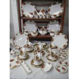 In excess of 70 pieces of Royal Albert Old Country Roses tea and dinnerware, mainly first quality,