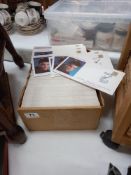 A box full of 1985 Elvis Presley first day covers (700+)