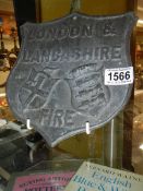 A London/Lancashire fire mark.