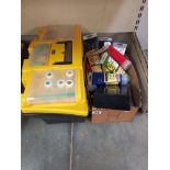 A tool box and contents of model making tools/equipment etc