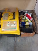 A tool box and contents of model making tools/equipment etc