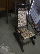 A child's American rocking chair, COLLECT ONLY.