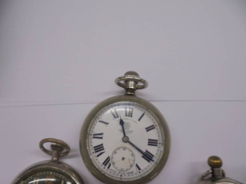 Five old pocket watches, a/f. - Image 2 of 5