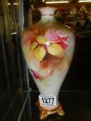 A good hand painted Royal Worcester vase in good condition.