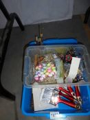 A good lot of craft and doll house items.