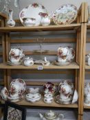 Approximately 40 pieces of Royal Albert Old Country Roses porcelain, mainly first quality, COLLECT