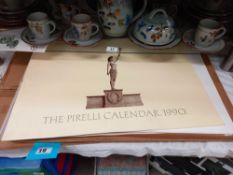 3 vintage Pirelli calendars, 1988, 89 and 90 COLLECT ONLY