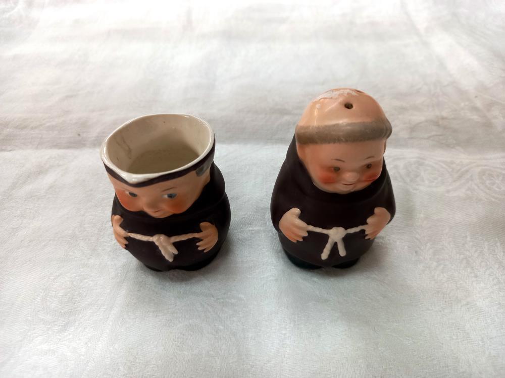 4 vintage Goebel Monks - 2 jugs, preserve pot & pepper pot - Image 7 of 8
