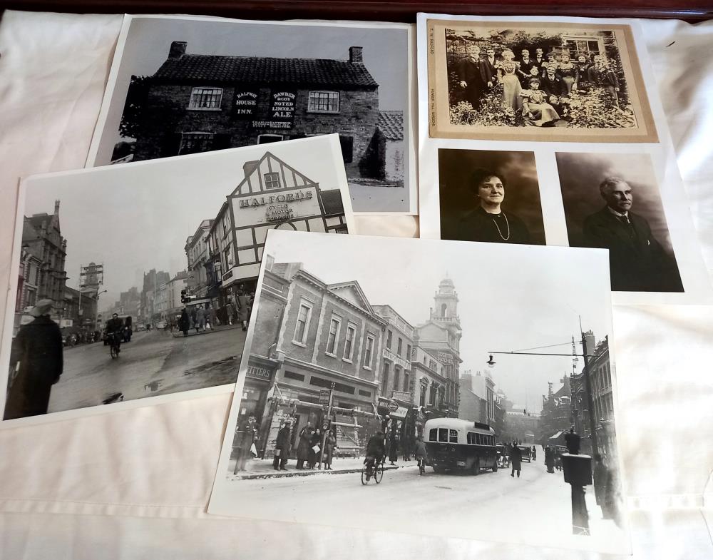 A quantity of postcards & photos (including copies) including Lincoln etc. - Image 3 of 12