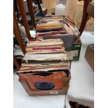 A good lot of 45's vinyl single records