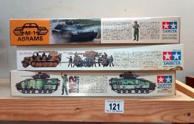 3 Tamiya 1/35 military vehicles model kits still bagged