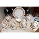 A Paragon meadow vale tea set