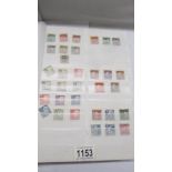 An album of world stamps.