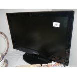 A Kogan LED TV/DVD combi, with remote control, COLLECT ONLY.