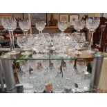 A good lot of crystal glasses including brandy, wine etc COLLECT ONLY