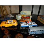 A mixed lot of tin plate and Dinky toys.