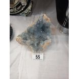 A Celestite cluster geode from Madagascar