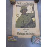 A WW1 reproduction German poster.