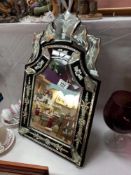 A Gypsy style dressing table mirror COLLECT ONLY