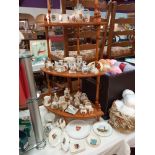 A good selection of crested china including Arcadian, Shelley and Goss