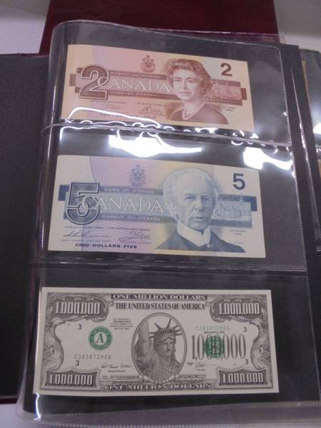 An excellent collection of world bank notes including UK, Asia, USA, Africa etc., 7 albums, - Image 3 of 75
