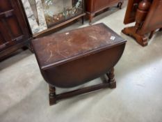 A small oak drop leaf coffee table COLLECT ONLY