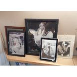 A quantity of Marilyn Monroe framed and glazed pictures COLLECT ONLY