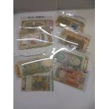 An excellent collection of world bank notes including UK, Asia, USA, Africa etc., 7 albums,